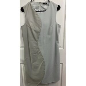 Raoul Couture‎ Shift Women's 1/2 Leather Gray Dress Sz.6 Wedding Sexy